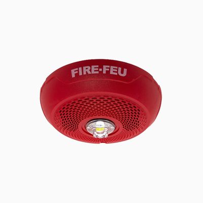 System Sensor SPSCRLED-B SPSCRLED Ceiling Speaker Strobe