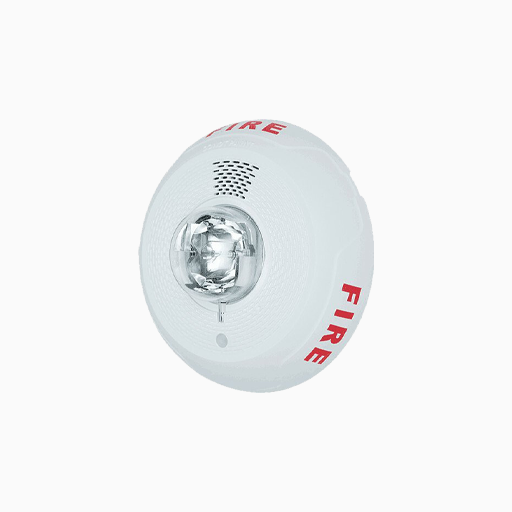 System Sensor PC4WLA 4-Wire Ceiling Horn Strobe Fire Alarm