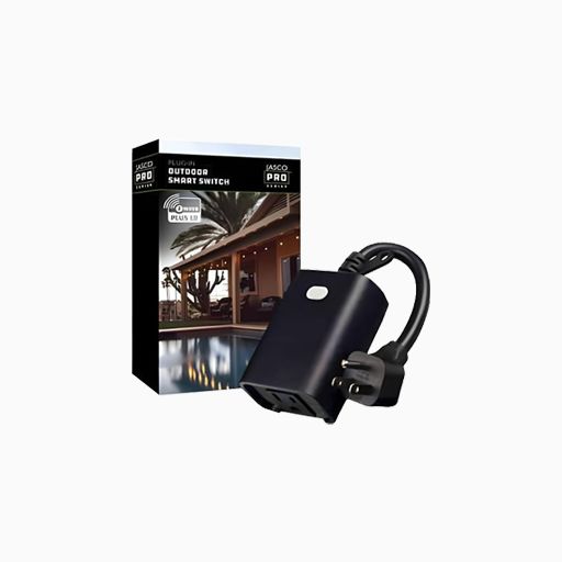 Jasco 76722 Z-Wave Plus Outdoor Plug-In Smart Switch, 1 Outlet