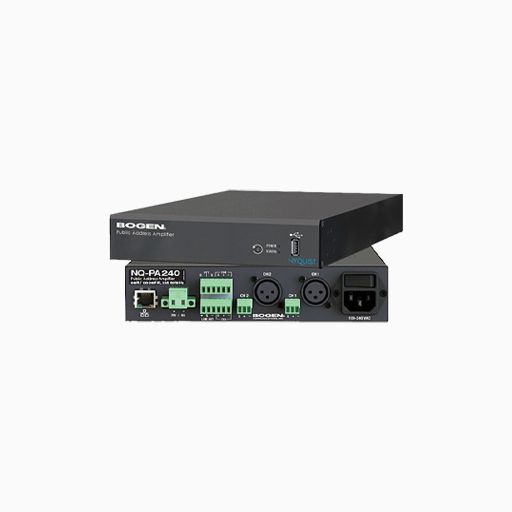 Bogen NQ-PA240 Nyquist 1-Channel Public Address Mixer Amplifiers
