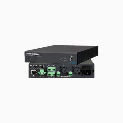 Bogen NQ-PA120 Nyquist 1-Channel Public Address Mixer Amplifiers Bogen NQ-PA120 Nyquist 1-Channel Public Address Mixer Amplifiers