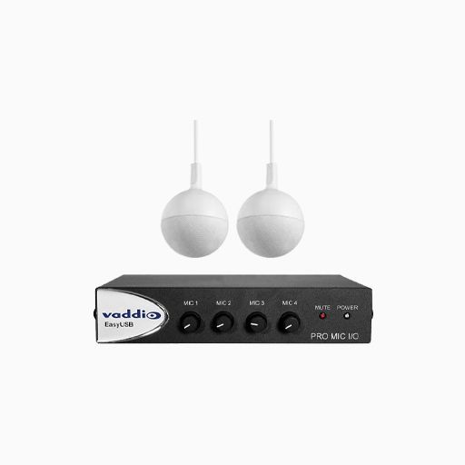 Vaddio EasyUSB MicPOD I/O with Ceiling Microphone Series Vaddio EasyUSB MicPOD I/O with Ceiling Microphone Series