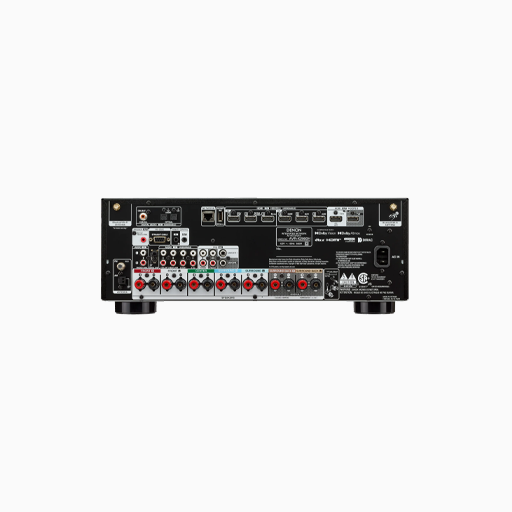 Denon AVRX2900H AV Receiver Powered by HEOS, 95W, 8K, Black