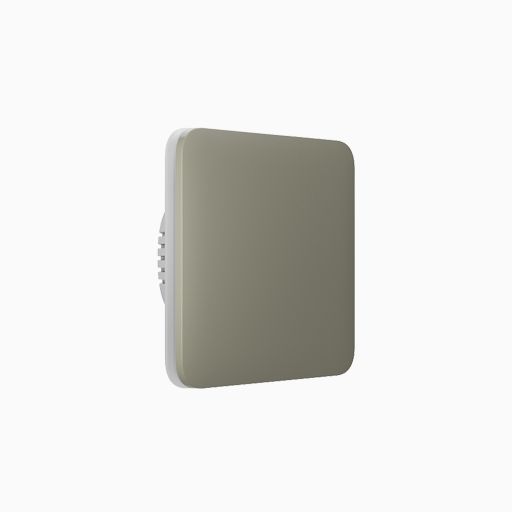 AJAX 101869.143.OL3 SideButton for 1-Gang Light Switch, Olive