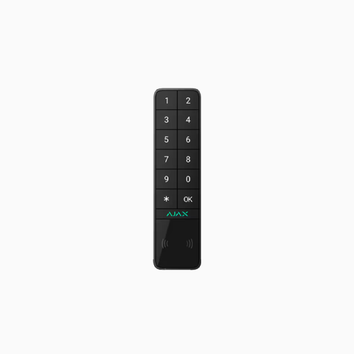 AJAX 99974.286.BL3 KeyPad Outdoor Jeweller, Wireless, Black