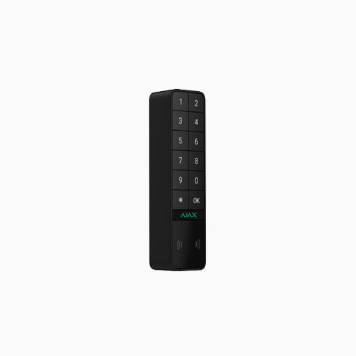 AJAX 99974.286.BL3 KeyPad Outdoor Jeweller, Wireless, Black