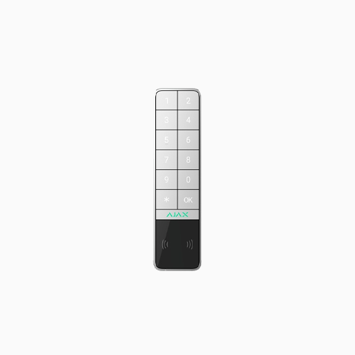 AJAX 99973.286.WH3 KeyPad Outdoor Jeweller, Wireless, White