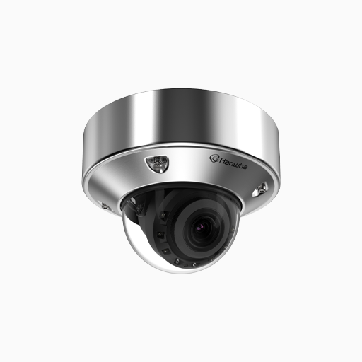 Hanwha XNV-A8084RS 5MP AI IR Vandal Dome IP Camera