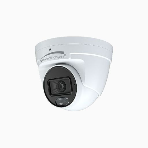 Speco O4KT1 4MP IP Turret Camera, 2.8mm Fixed Lens, White