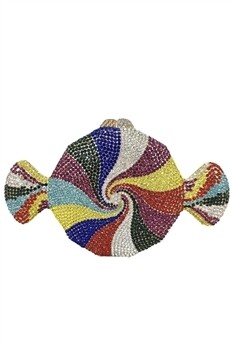 HB1970   Candy Rhinestone Evening Bag