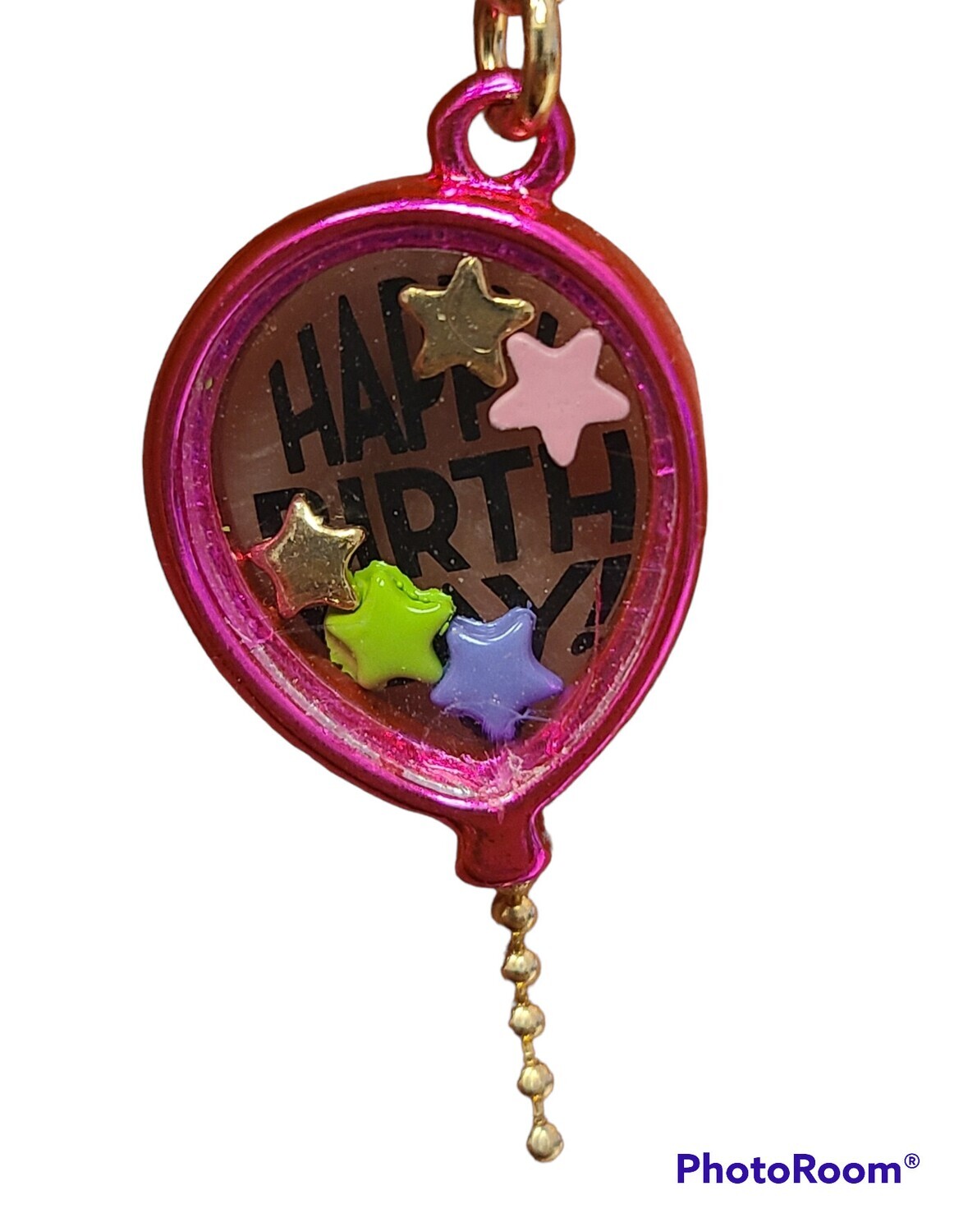 Charm It!   Gold Birthday Balloon Shaker