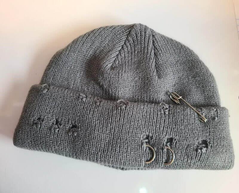 213608213P   Gothic Beenie   Color: Grey