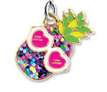 Charm It!   Glitter Pineapple Charm