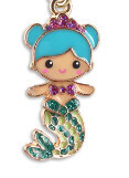 Charm It!   Gold Swivel Mermaid Charm