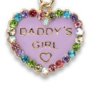 Charm It!   Gold Daddy&#39;s Girl Charm
