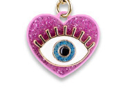 Charm It!   Gold Glitter Lucky Eye Charm