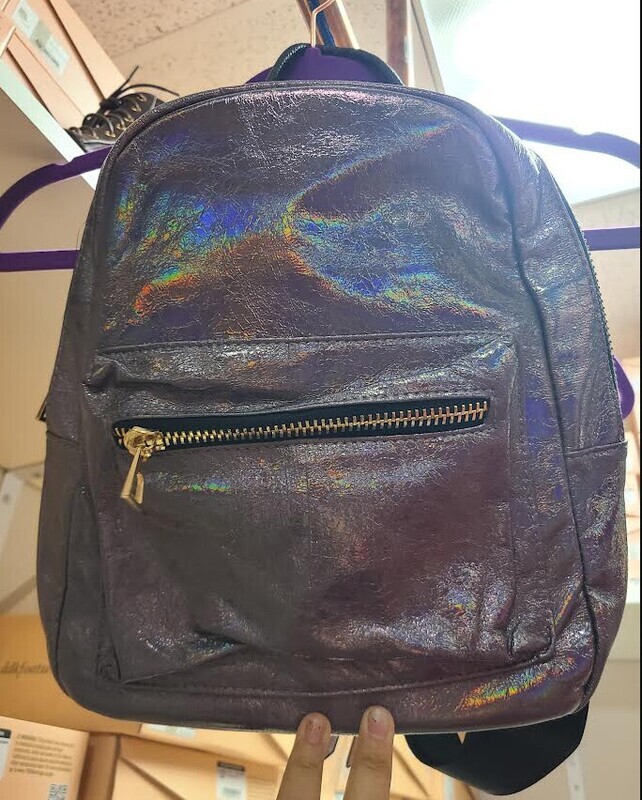 Holographic Backpack Black
