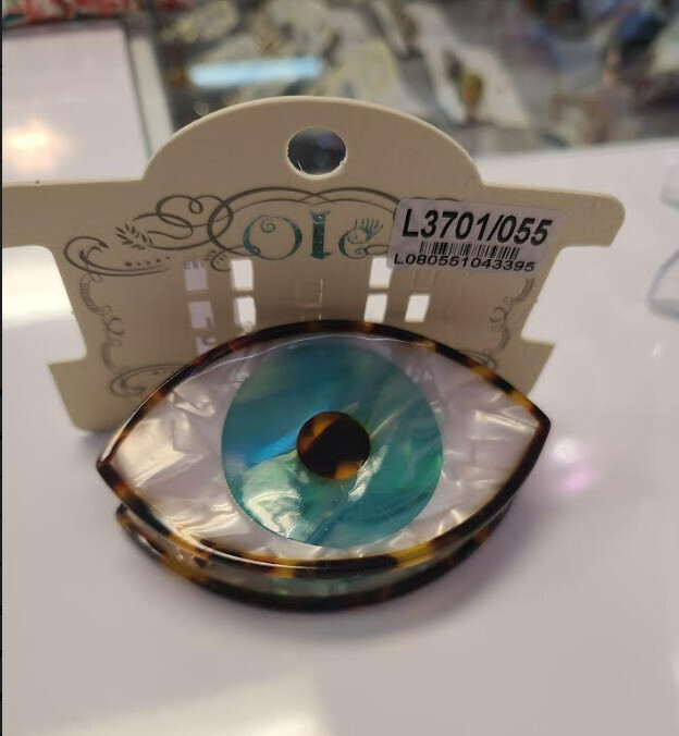 L3701   Evil Eye Hair Clip