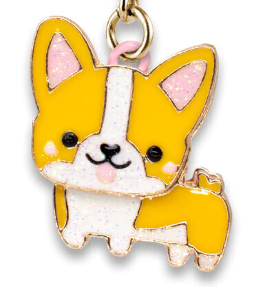 Charm It!   Gold Corgi Charm