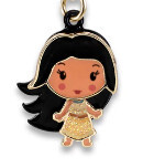 Charm It!   Gold Swivel Pocahontas Charm