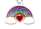 Charm It!   Glitter Rainbow Charm