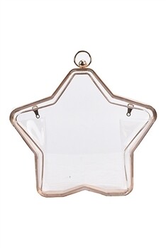 HB1498   Star Acrylic Transparent Crossbody