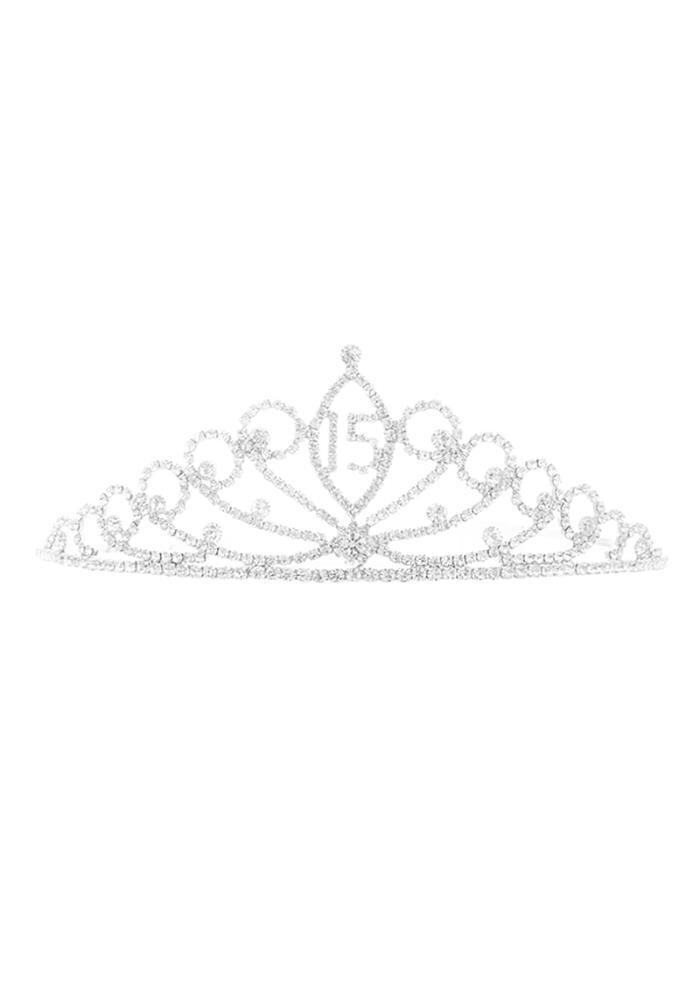 T-1388 Rhinestone Crystal Tiara