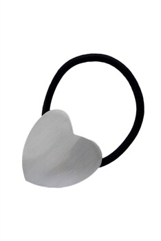 L3177   Heart Alloy Hair Scrunchies