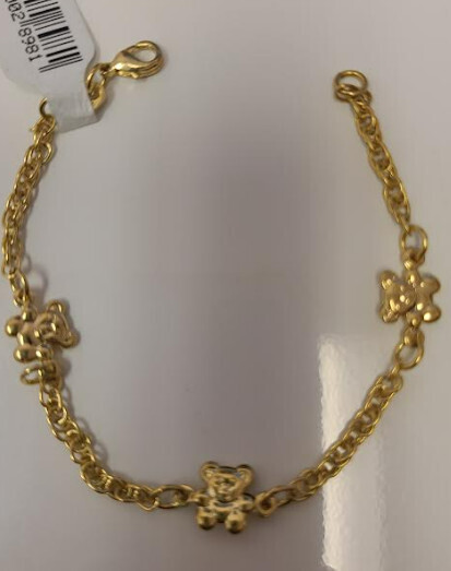 Baby Bear Gold Filled Bracelet