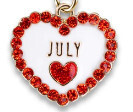 Charm It!   Gold July Birthstone Charm