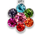 Charm It!   Rainbow Daisy Charm