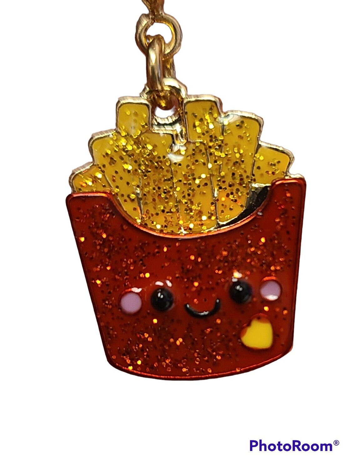 Charm It!   Gold Glitter French Fries