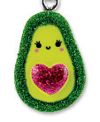 Charm It!   Glitter Avocado Charm