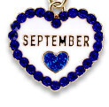 Charm It!   Gold September Birthstone Charm