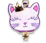 Charm It!   Gold Princess Kitty Charm