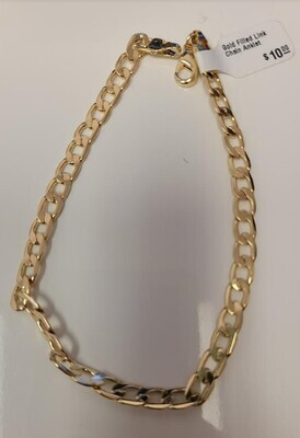 Gold Filled Link Chain Anklet