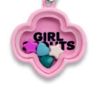 Charm It!   Girl Scout Trefoil Shaker Charm