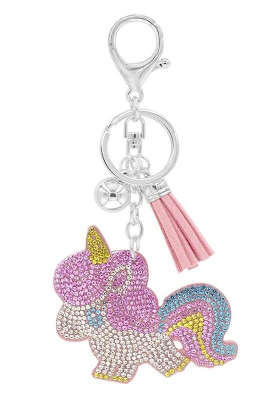 31655 Cartoon Unicorn Keychain