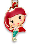 Charm It!   Gold Swivel Ariel Charm