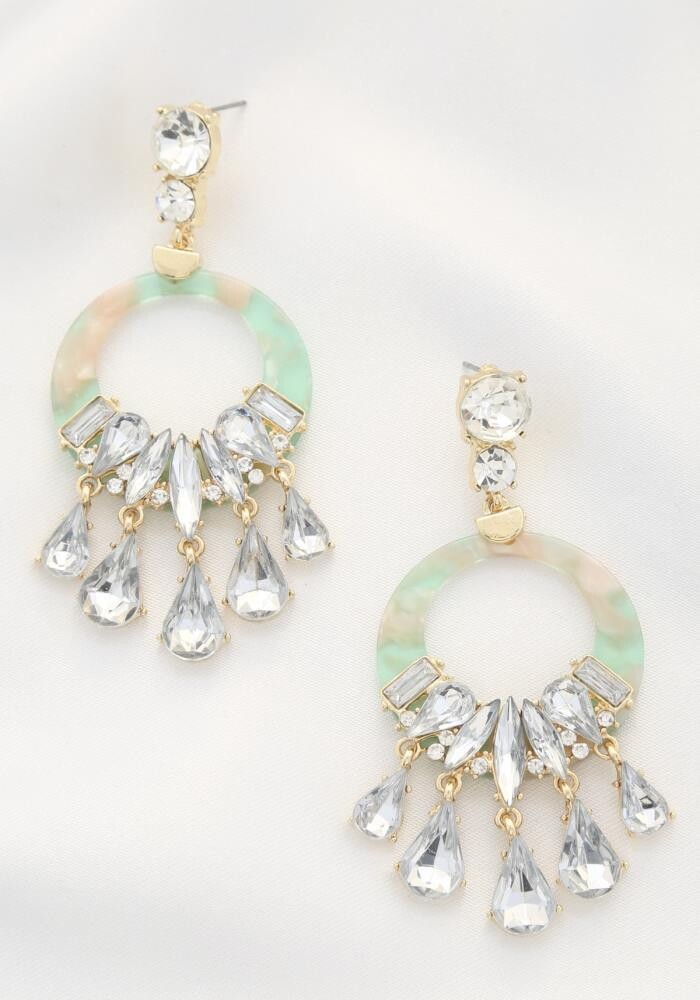 TD-4760 Teardrop Dangle Earrings