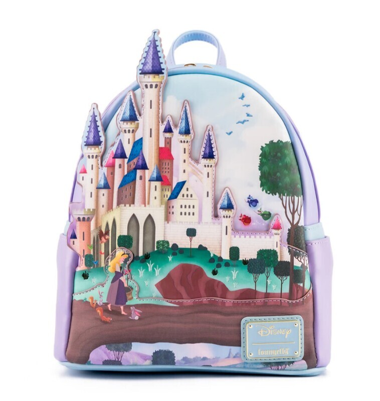 Loungefly   Sleeping Beauty Castle Mini Backpack