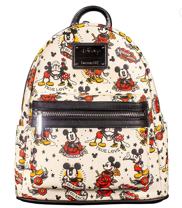 Loungefly Disney Mickey Tattoo Mini Backpack