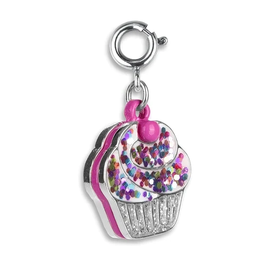 Charm It!   Glitter Cupcake Charm