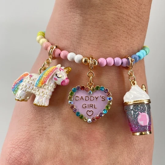 Charm It!   Gold Daddy's Girl Charm