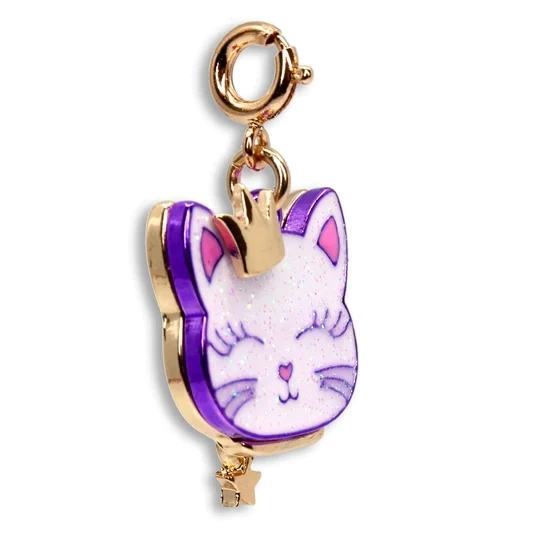 Charm It!   Gold Princess Kitty Charm