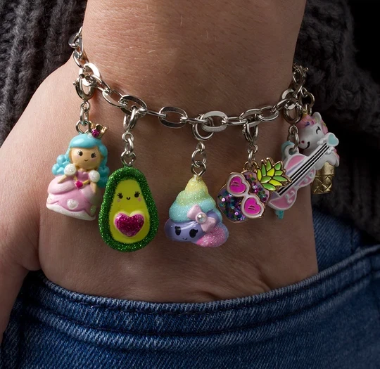 Charm It!   Glitter Pineapple Charm