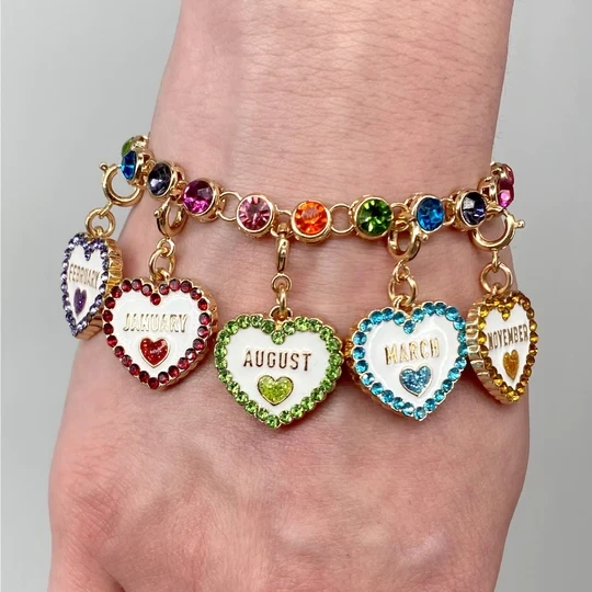 Charm It!   Gold May Birthstone Charm