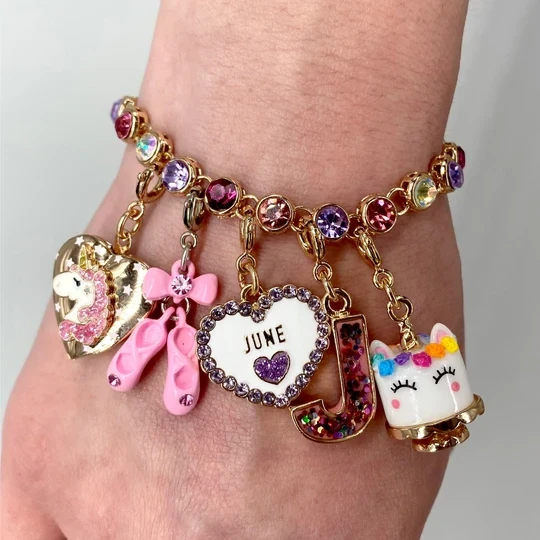 Charm It!   Gold June Birthstone Charm
