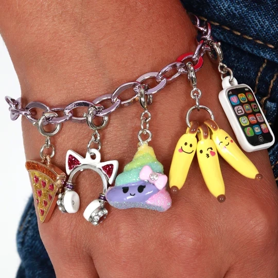 Charm It!   Purple Chain Bracelet