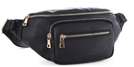 FC-19516   Stylish Chic Modern Waist Bag, Color: Black
